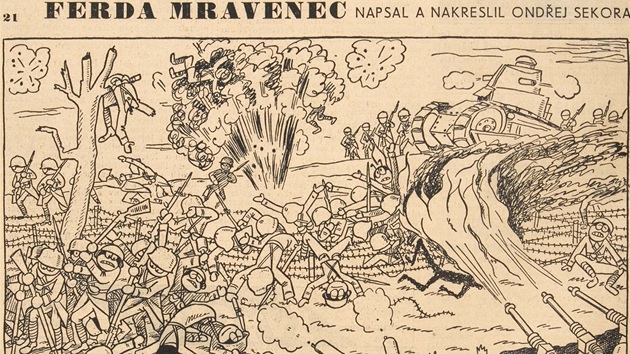 Ondej Sekora, Ferda Mravenec, Lidové noviny, 1933