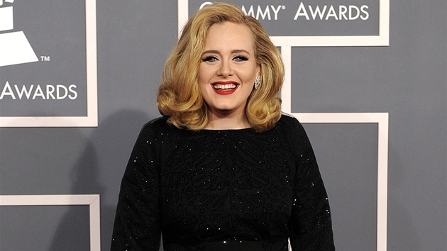Adele na udlen cen Grammy (12. nora 2012) 