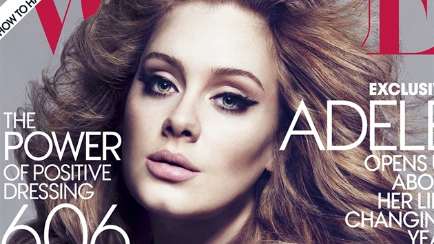 Adele na obálce beznového vydání magazínu Vogue (2012)