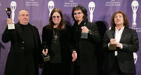 Black Sabbath v roce 2006 pi uvedení do Rock'n'rollové sín slávy. Ozzy