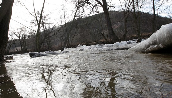 Rozvodnná Svratka v Tinov.