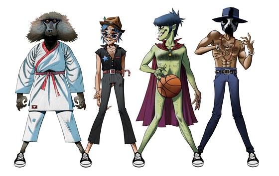 Gorillaz jdou do módy.