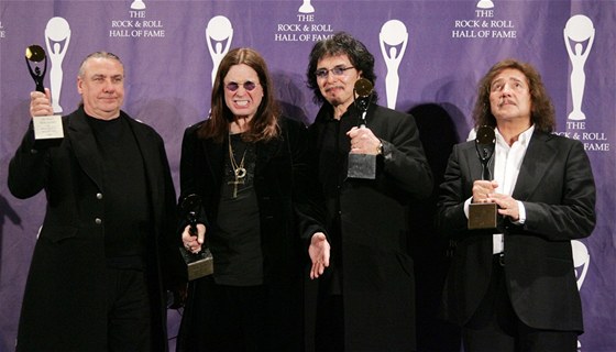 Black Sabbath v roce 2006 pi uvedení do Rock'n'rollové sín slávy. Ozzy