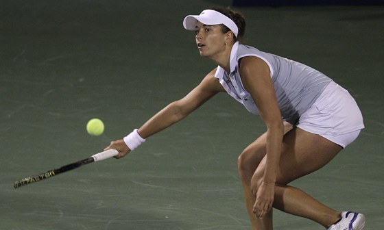 Petra Cetkovská na turnaji v Dubaji