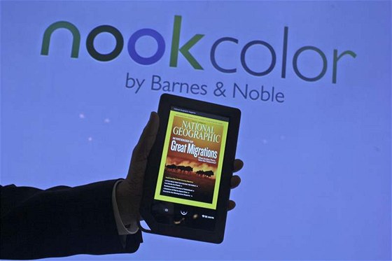 teka elektronických knih Nook od Barnes & Noble