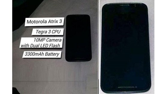 Je tohle zatím tajemná Motorola Atrix 3?