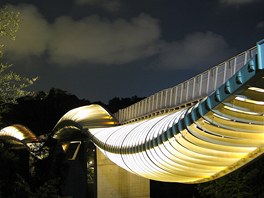 Henderson Waves je nejvyím mostem pro pí v Singapuru. Architektonicky...