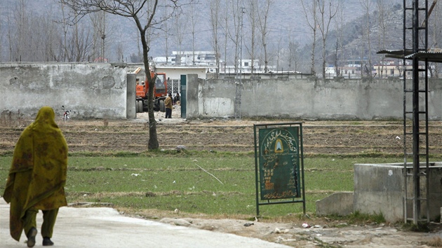 Demolice skrýe Usámy bin Ládina v Abbottabádu (26. února 2012)