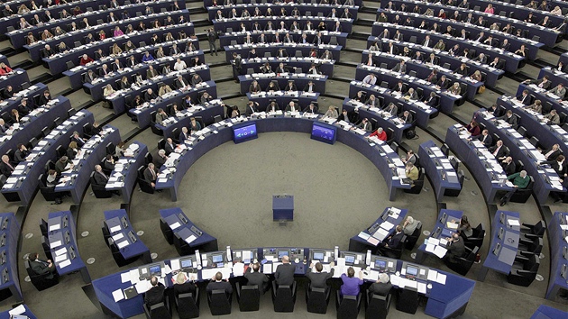 Jednn Evropskho parlamentu ve trasburku 
