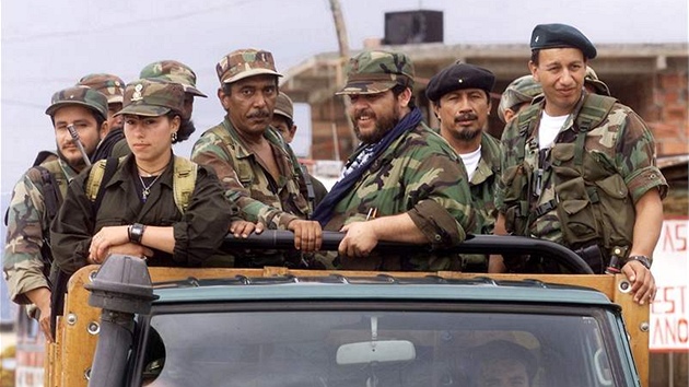 Levicoví povstalci z hnutí FARC