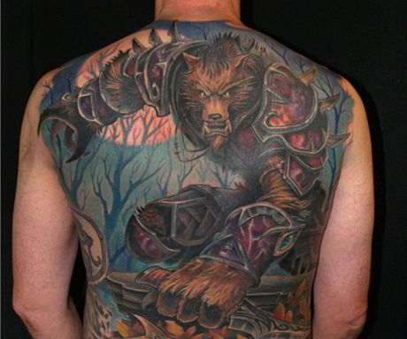 Tetování inspirované World of Warcraft