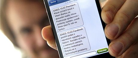 Zpravodajské SMS a MMS zdarma mete u O2 objednávat do 18. bezna.