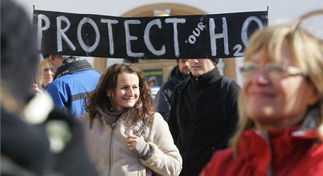Protest proti tb bidlicového plynu na Náchodsku a Trutnovsku. (Náchod, 6.
