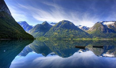 Norsko. Ilustraní snímek