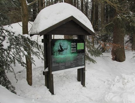 Nevyplate tetevy, varují nové tabule na severozápad umavy.