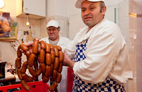 eznictví Frantika Kány v Praze má adu stálých zákazník. Na snímku s