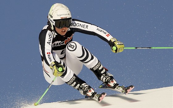 Viktoria Rebensburgová v obím slalomu v Ofterschwangu  