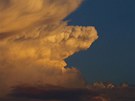Dramatická podveerní obloha nad Tebuínem byla pedzvstí velké bouky