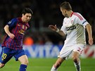 HVZDA VS. ESK BEK. Nejlep fotbalista svta Lionel Messi z Barcelony se
