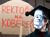 Akce "Krocen eskch rektor" podan iniciativou Vda ije! na podporu Tdne