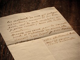 Dopis francouzské královny Marie Antoinetty, který poslala do íma den ped...