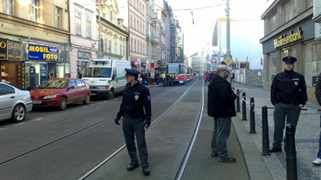 Pepaden Raiffeisen bank ve Splen ulici v Praze.