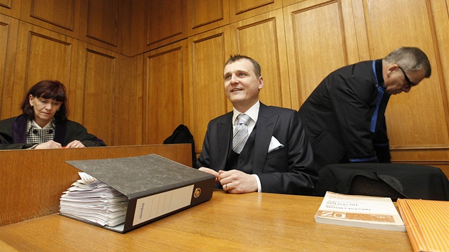 Vít Bárta pi jednání Obvodního soudu pro Prahu 5. (5. bezna 2012)