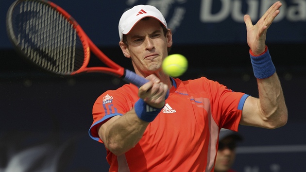 Andy Murray na turnaji v Dubaji 