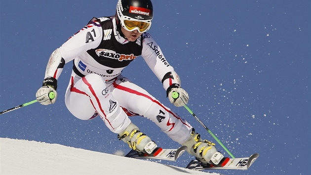 Elisabeth Görglová v obím slalomu v Ofterschwangu  