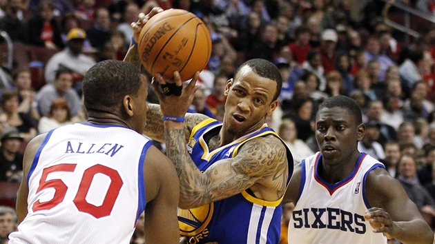 Monta Ellis z Golden State Warriors na palubovce Washingtonu Wizards