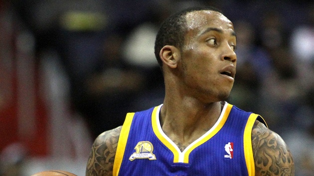 Monta Ellis z Golden State Warriors na palubovce Washingtonu Wizards