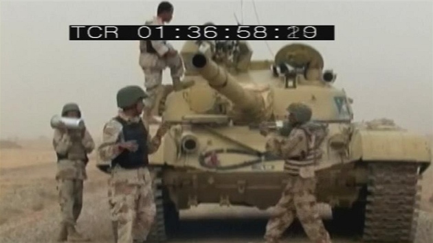 Osdka irck T-72 pi nakldn munice