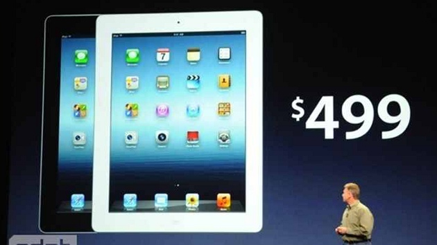 Nový iPad stojí stejn jako starý 499 USD (cca 9 500 K)