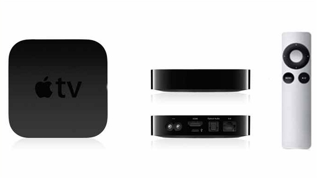 Apple TV s délkou 10 cm zvládne nov i Full HD video.