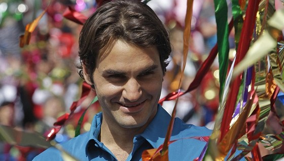 OPT ZÁÍ. výcarský tenista Roger Federer vyhrál letos u tetí turnaj ATP.