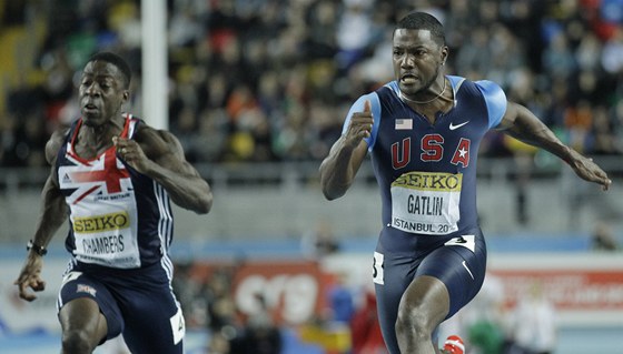 DOPINGOVÍ HÍNÍCI. Justin Gatlin (vpravo) i Dwain Chambers se po odpykání