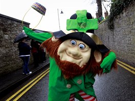 Den svatého Patrika, patrona Irska, který do zem pinesl kesanství, se slaví...