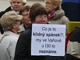 Jednalo se o druhý protest v poadí, první se odehrál loni v kvtnu. Lidem se