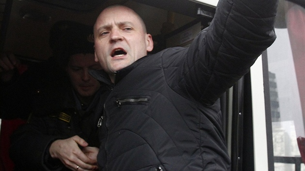 Vdce levice Sergej Udalcov je zatkn polici