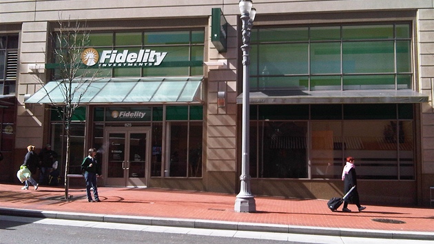 Poboka investiního fondu Fidelity v Portlandu.
