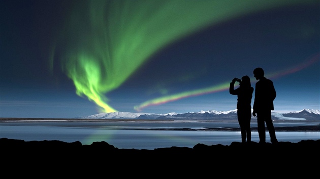 Polární záe nad Islandem
