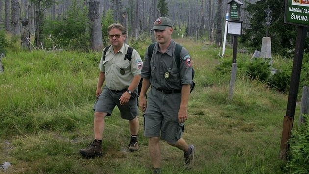 umava, Modrý sloup