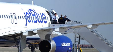 Letadlo spolenosti JetBlue. Ilustraní foto