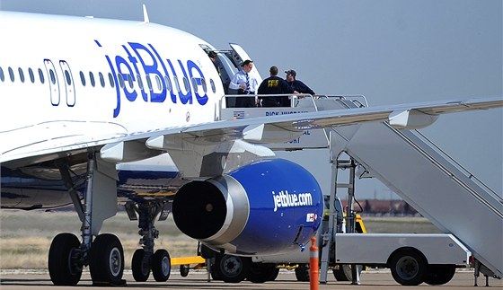 Letadlo spolenosti JetBlue. Ilustraní foto