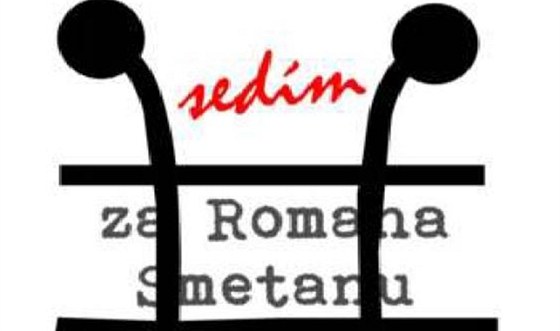 Návrh loga, které píznivci Romana Smetany íí na podporu odsouzeného idie.