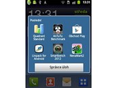 Samsung Galaxy Y (obrazovky systmu)