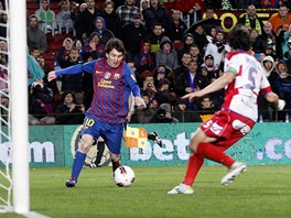 Lionel Messi z Barcelony