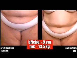 Po tech mscch se Zuzana zbavila 13,5 kilogramu tuku.