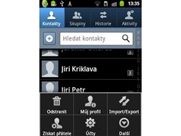 Samsung Galaxy Y (obrazovky systmu)