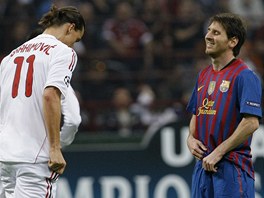 BEZ BRANEK. V duelu AC Milán s Barcelonou se neprosadili ani kanonýi Zlatan...